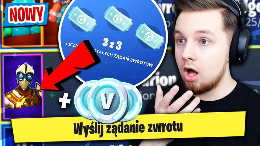 Jak zwrócić skina w Fortnite i uniknąć problemów z zwrotem